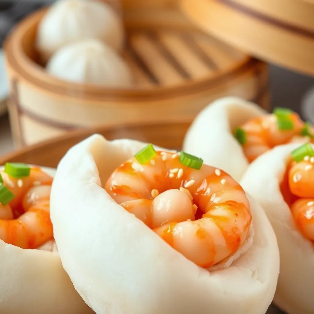Bułeczki bao z krewetkami – smakowe odkrycie z Chin