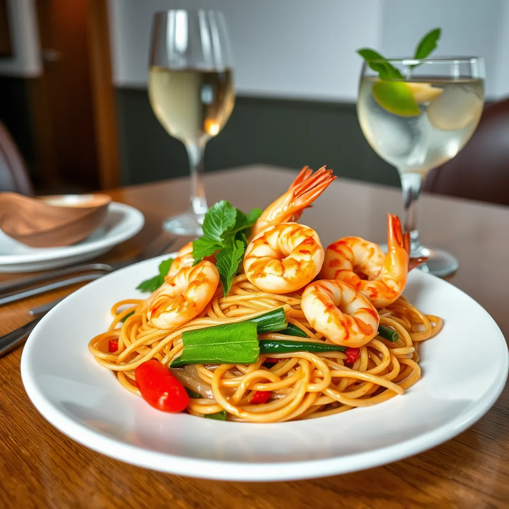 Pad thai z krewetkami – przepis krok po kroku