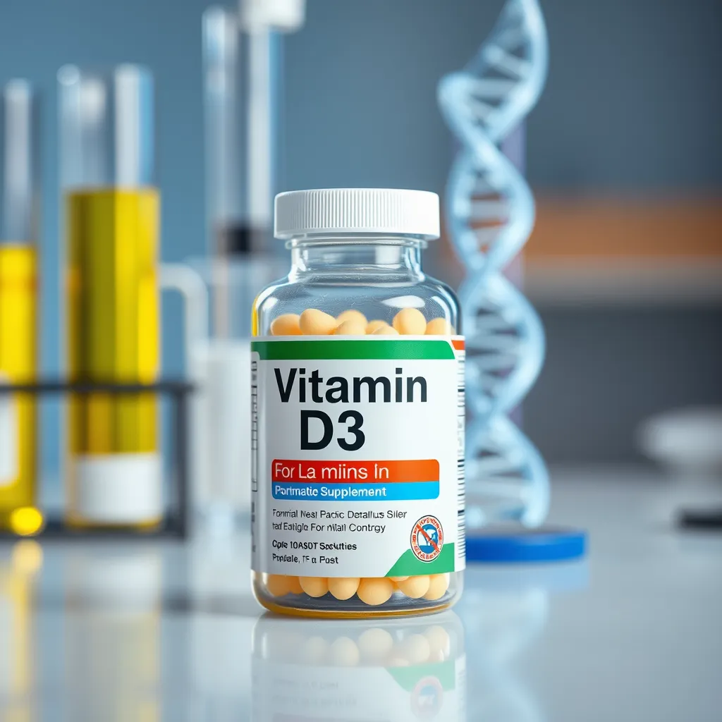 Czy witamina D3 wpływa na DNA moczanową?