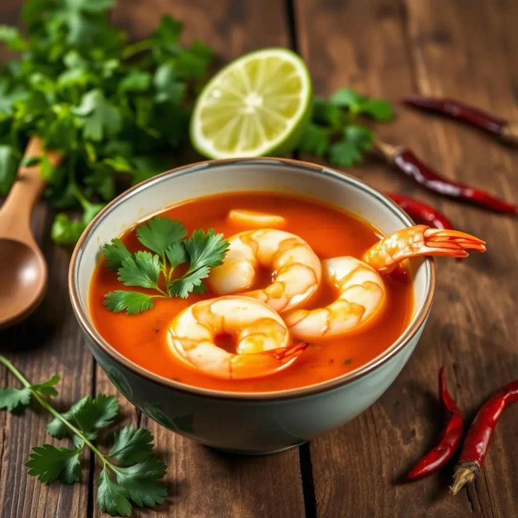 Zupa tom yum z krewetkami – tajlandzka zupa na twojej liście przepisów