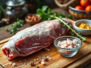 Zbilansowany posiłek z grillowanym kurczakiem, warzywami i pełnoziarnistymi produktami na ceramicznym talerzu.